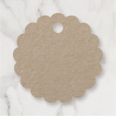 Kraft Meant to Bee Wedding Favor Label (Achterkant)