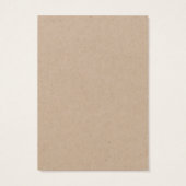 Kraft minimale ketting of armband display kaart (Achterkant)