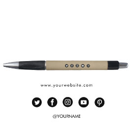 Kraft minimalistische zakelijke website Social Med Pen