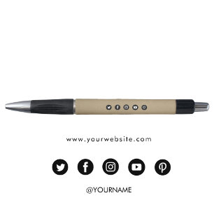 Kraft minimalistische zakelijke website Social Med Pen