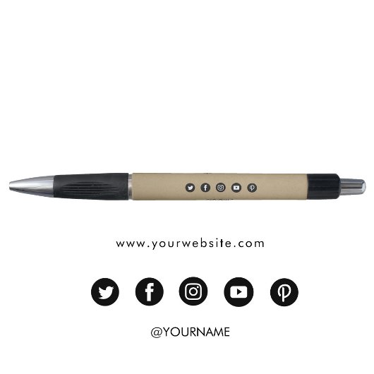 Kraft minimalistische zakelijke website Social Med Pen