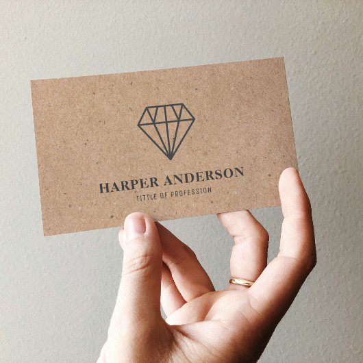 Kraft Modern Black Diamond Professional Visitekaartje