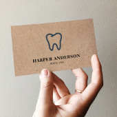 Kraft Modern Black Professional Visitekaartje