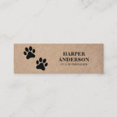 Kraft Moderne Schoonheid Eenvoudige Dierenverzorgi Mini Visitekaartje (Voorkant)