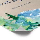 Kraft Mountain Cards & Gifts Tekstbord met eigen t Poster (Hoek)