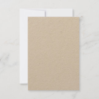 Kraft notitiekaart en envelop 8,9 x 12,7 cm notitiekaartje