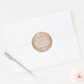 Kraft op Glam Gold Bath Bomb labels (Envelop)