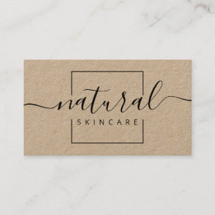 Kraft Organic Natural Spa Skincare Soap Visitekaartje