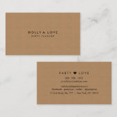 Kraft Paper #2 | Papiertextuur voor neppapier |  Visitekaartje (Voorkant / Achterkant)