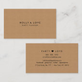 Kraft Paper #2 | Papiertextuur voor neppapier |  Visitekaartje (Voorkant / Achterkant)