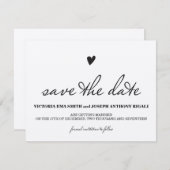 Kraft Paper bewaart de Date Kaart (Voorkant / Achterkant)