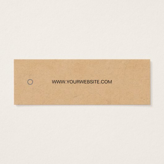 Kraft Paper Business Modern Custom Logo Label Mini Visitekaartjes (Achterkant)