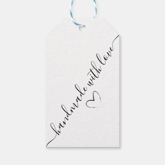 Kraft paper custom logo bedankt voor Gift Label Cadeaulabel (Achterkant)