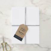 Kraft Paper Donut Gift Labels Cadeaulabel (Met Touw)