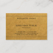 Kraft Paper Effect Company aantrekkelijk Clean Pla Visitekaartje (Achterkant)