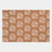 Kraft Paper Ginger Bread House Name Kerstmis (Voorkant 2)