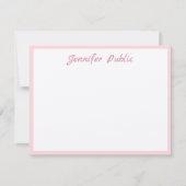 Kraft Paper Handgeschreven Script Elegant Sjabloon (Voorkant)