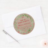 Kraft Paper Holiday Kitchen Canning | Homemade Ronde Sticker (Envelop)