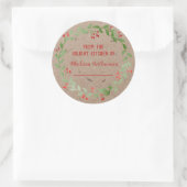 Kraft Paper Holiday Kitchen Canning | Homemade Ronde Sticker (Tas)