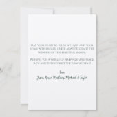 Kraft Paper Joy voor de World Wreath Feestdagenkaart (Achterkant)