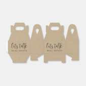 Kraft Paper Laten we het hebben over echte staatse Bedankdoosjes (Uitgevouwen)