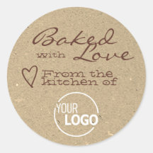 Kraft Paper met Sjabloon van Liefde Logo