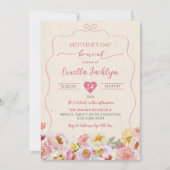Kraft Paper Moederdag Brunch Kaart (Voorkant)