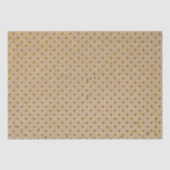 Kraft Paper Polka Dots Gold Stars Weefselpapier Tissuepapier (Voorkant)