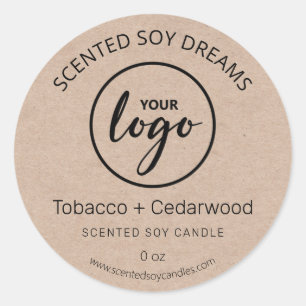 Kraft Paper Soy Candle Labels