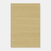 Kraft Paper Style Blank Post-it® Notes (Voorkant)