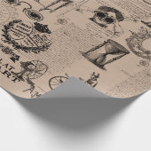 Kraft Paper Style Cadeaupapier (Hoek)