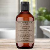  Kraft Paper Style Cosmetics Bottle Label