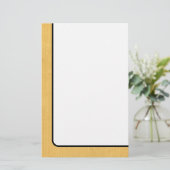 Kraft Paper Texture Briefpapier (Staand voorkant)