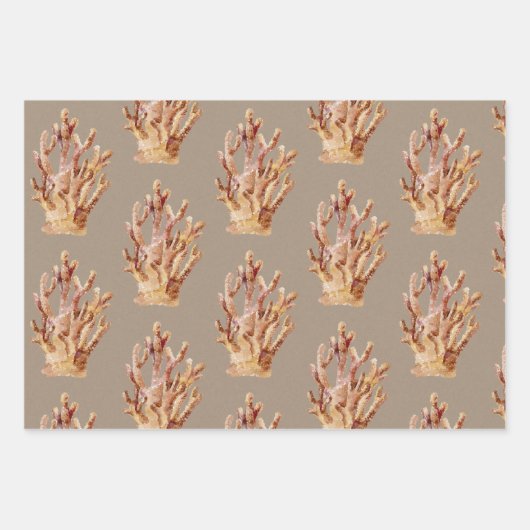 Kraft Paper Waterverf Coral Reef (Voorkant 3)