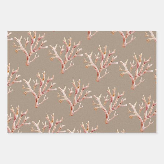 Kraft Paper Waterverf Coral Reef (Voorkant 2)