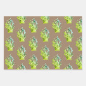 Kraft Paper Waterverf Groen Koraalrif (Voorkant 3)