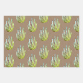 Kraft Paper Waterverf Groen Koraalrif (Voorkant)