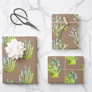 Kraft Paper Waterverf Groen Koraalrif