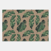 Kraft Paper Waterverf Tropische Palm Leaf Greenery (Voorkant 2)