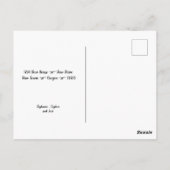 Kraft Paper Waterverf van ons nieuwe huis Briefkaart (Achterkant)