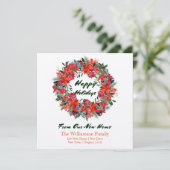 Kraft Paper Waterverf van ons nieuwe huis Kaart (Staand voorkant)