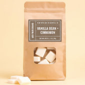 Kraft Paper Wax Melt Minimalistisch Modern 3x2" La Voedselcontainer Etiket