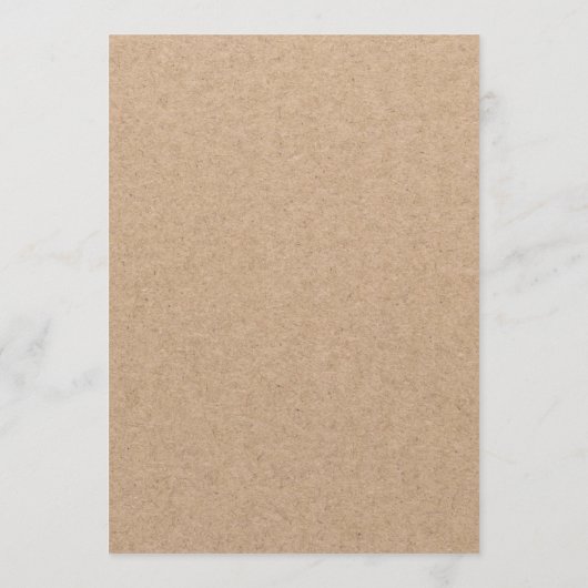 Kraft Paper Wedding Shower raadt het dress-spel (Achterkant)