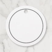 Kraft papier Baby Making Potion Bedankjes Labels (Achterkant)