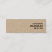 Kraft-papier met gebundelde tekst Label met cadeau (Achterkant)