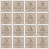 Kraft papier stijl Geit's Milk Lip Balm Tube Label (Voorkant)