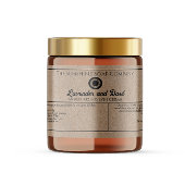 Kraft papier stijl zeep cosmetica label met logo