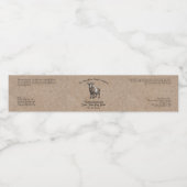 Kraft papieren stijl Geitenmelk Cosmetica Jar Labe Waterfles Etiket (Enkel label)