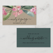 KRAFT PINK CHRIST THORN BLOOM WEBSITE VISITEKAARTJE (Voorkant / Achterkant)