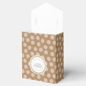 Kraft Polka Dot Bakkerij Mini Gift Bag Bedankdoosjes (Geopend)